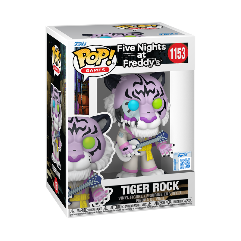 🐯🎸 Funko Pop! Games N°1153 – Tiger Rock – Exclusive – Five Nights at Freddy’s 🎸🐯