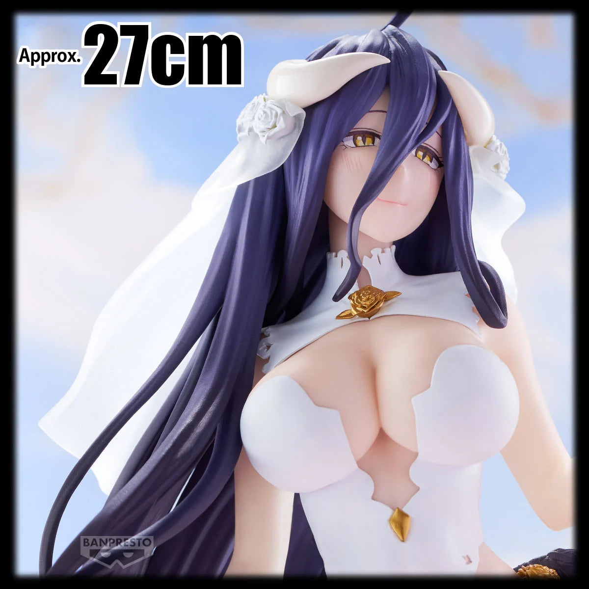 đđ€ figurine overlord â albedo â glitter & glamours â 27 cm â banpresto đ€đ