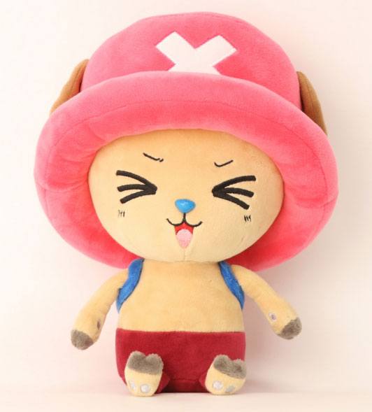 🏴☠️🩷 Peluche Tony Tony Chopper – Eyes Closed – One Piece – 25 cm 🧸✨