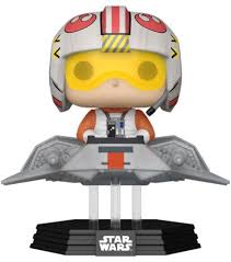 "Funko Pop! Star Wars – Luke Skywalker in T-47 Airspeeder (662). Édition Deluxe Ride représentant Luke dans son Airspeeder emblématique de la bataille de Hoth. Un must-have pour les fans de Star Wars et les collectionneurs de véhicules Star Wars !"