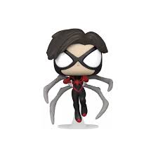 "Funko Pop! Spider-Woman (1020) â Marvel Beyond Amazing Collection Amazon Exclusive. Figurine en vinyle reprĂ©sentant Jessica Drew en costume noir et rouge, issue de la collection exclusive Amazon. Un incontournable pour les fans du Spider-Verse et les collectionneurs Marvel."