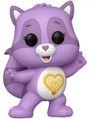 💜🦝 Funko Pop! Animation N°1802 – Bright Heart Raccoon (Cousinours Toumalin) – Care Bears (Bisounours) 💜🦝