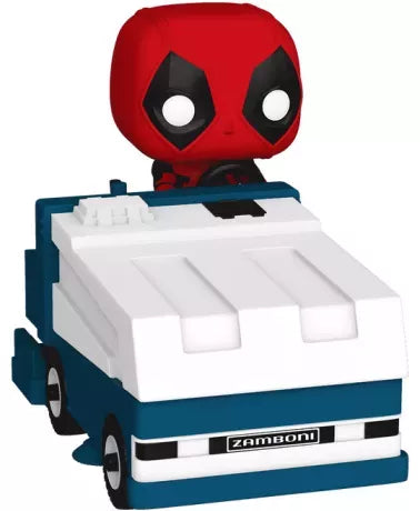Funko Pop! Deadpool (1443) – Deadpool sur la Surfaceuse – Fall Convention 2024 (NYCC), figurine en vinyle du mercenaire Marvel conduisant une surfaceuse.