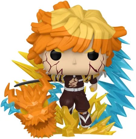 ⚡🐉 Funko Pop! Premium Animation N°2502 – Zenitsu Agatsuma – Demon Slayer: Kimetsu no Yaiba 🐉⚡