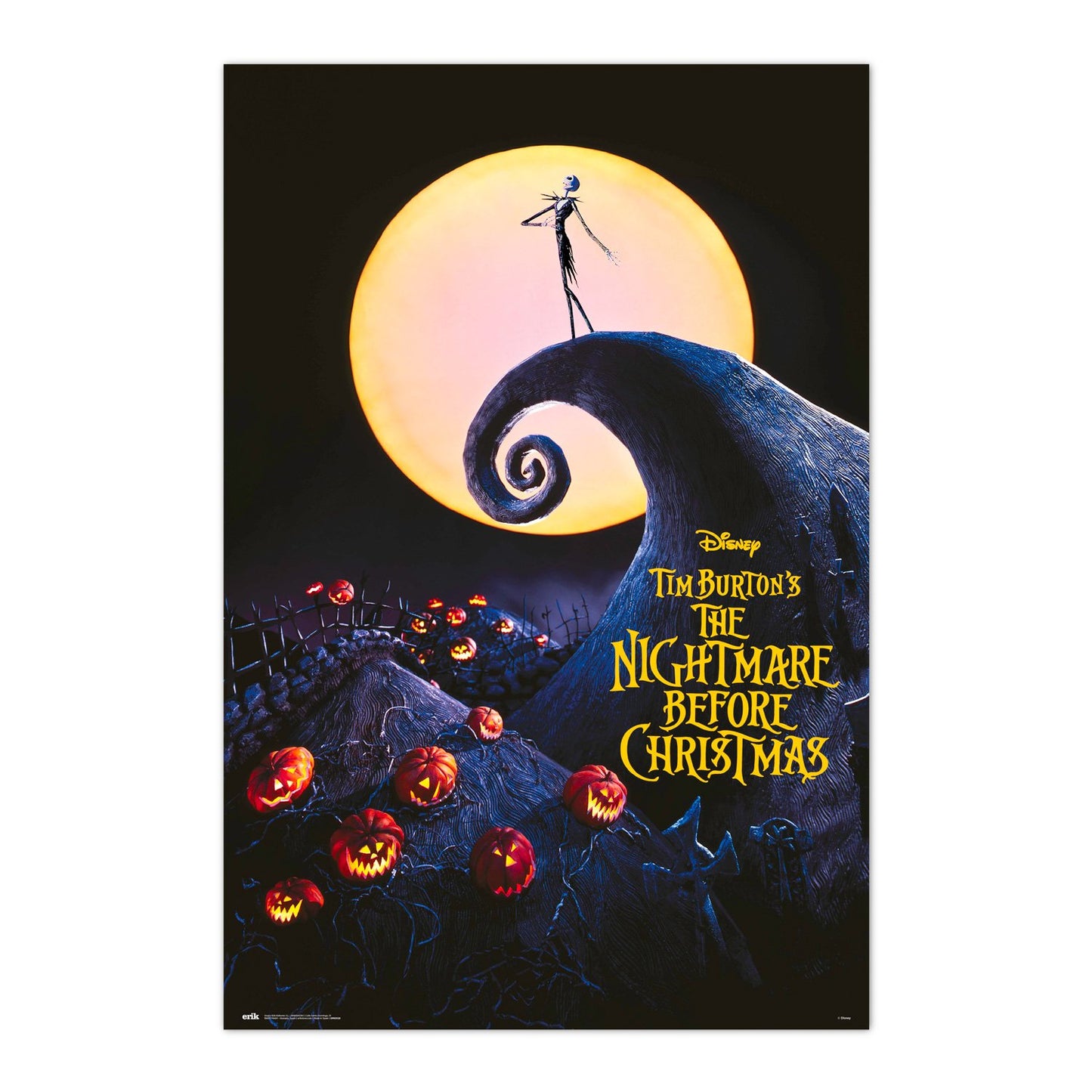đđ L'Ătrange NoĂ«l de Monsieur Jack â Affiche du film â Poster 61 x 91 cm đđ