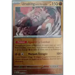Ursaking Lune Vermeille - Carte Pokémon Holo et Reverse (SFA - Fable Nébuleuse) 025/064 🐻🌕✨