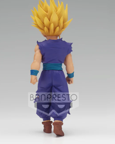 Figurine Dragon Ball Z de Son Gohan Super Saiyan 2 en PVC/ABS, 16 cm, avec uniforme déchiré, inspirée du Cell Game.