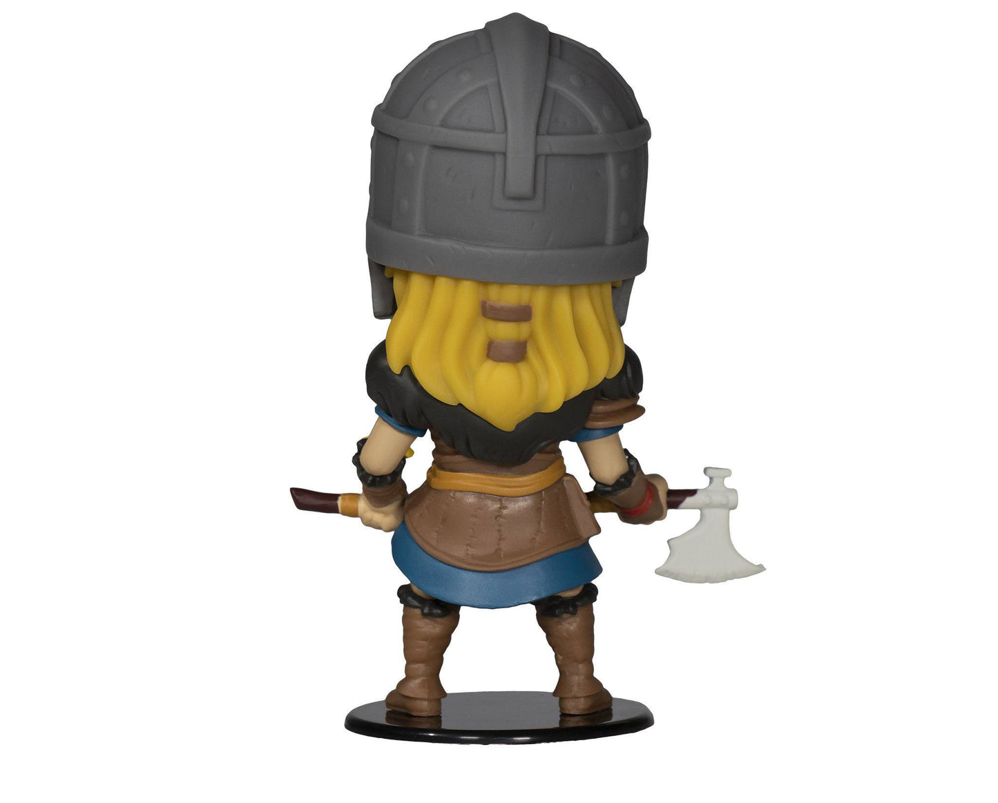 "Figurine Assassin’s Creed Valhalla – Eivor – Ubisoft Heroes – 10 cm. Eivor en version chibi avec hache et casque viking. Une figurine adorable et fidèle, parfaite pour les fans de la saga.