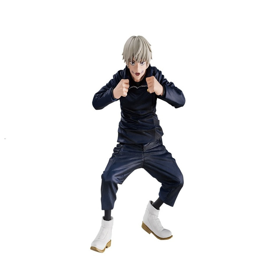 Figurine Jujutsu Kaisen â Toge Inumaki â 15 cm â Banpresto. Lâexorciste au Discours Maudit en posture de combat, prĂȘt Ă libĂ©rer son pouvoir. Un must-have pour les fans de Jujutsu Kaisen !