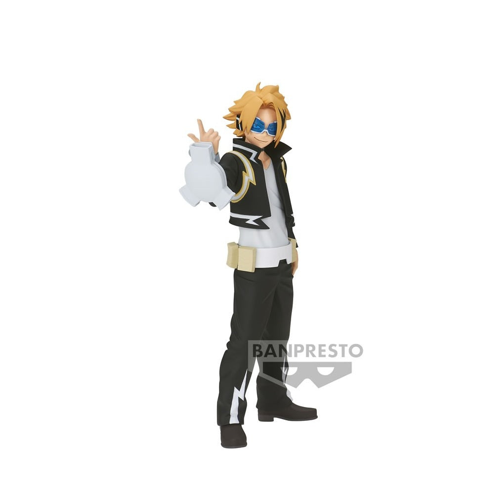 Figurine My Hero Academia – Denki Kaminari – Age of Heroes – 17 cm – Banpresto. Un héros électrisant dans une posture dynamique, parfait pour les fans de l’anime !