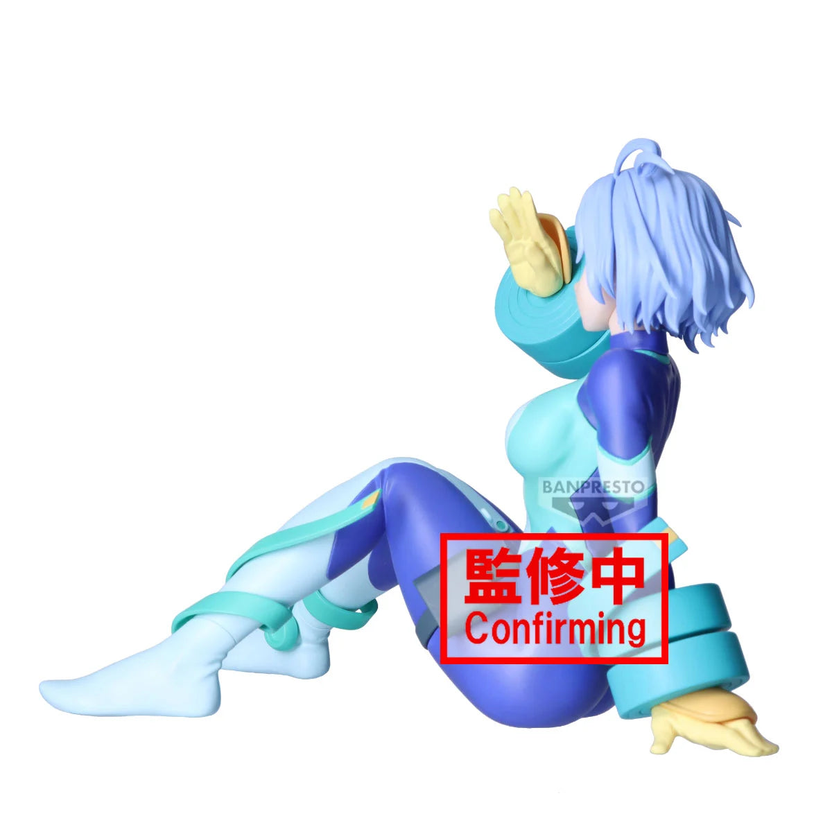 Figurine My Hero Academia – Nejire Hado – Glitter & Glamours – 13 cm – Banpresto. Nejire assise en tenue de héroïne, expression joyeuse et dynamique. Une figurine parfaite pour les fans de MHA.