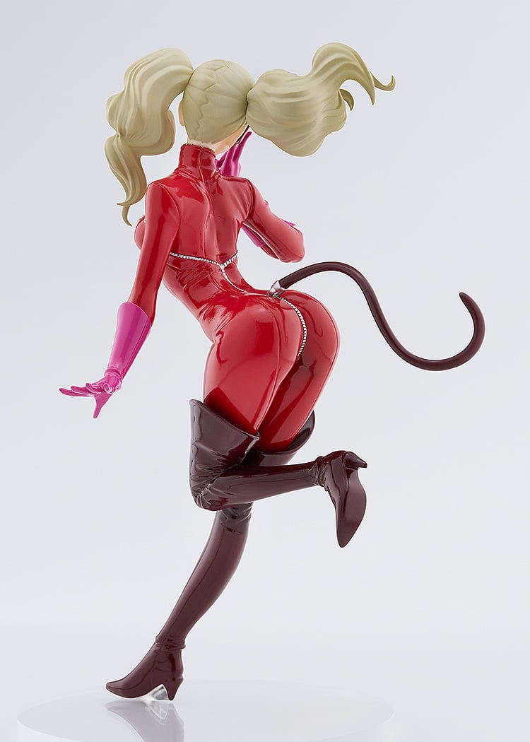 Figurine Persona 5 Royal â Panther (Ann Takamaki) â Pop Up Parade â 17 cm â Good Smile Company. Panther en combinaison rouge brillante et masque fĂ©lin, posant avec Ă©lĂ©gance. Une figurine dĂ©taillĂ©e parfaite pour les fans de Persona 5