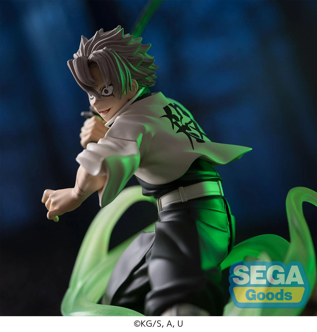 🌪️⚔️ Figurine Sanemi Shinazugawa – Xross Link – Arc de l’Entraînement des Piliers – Demon Slayer – 12 cm – SEGA ⚔️🌪️