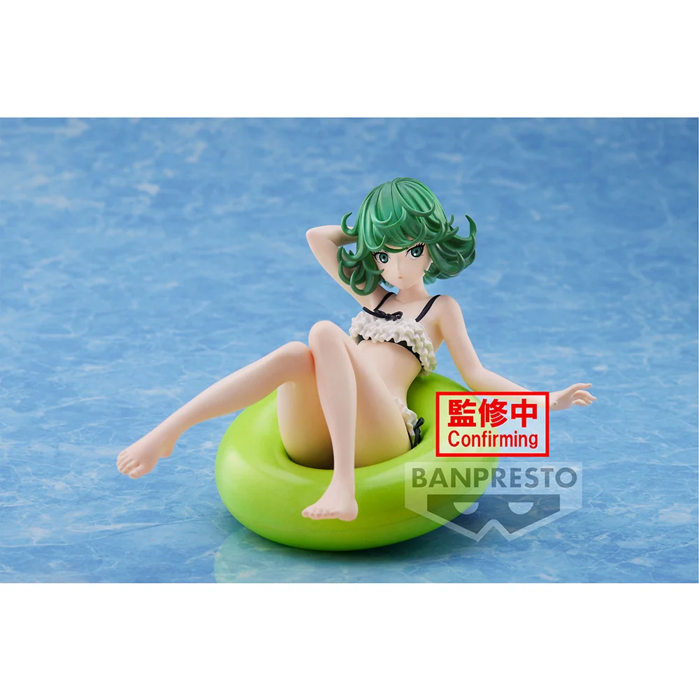 Figurine One Punch Man – Terrible Tornado – Celestial Vivi – 15 cm – Banpresto. Tatsumaki en maillot sur une bouée, version été exclusive. Un must-have pour les fans de la série.