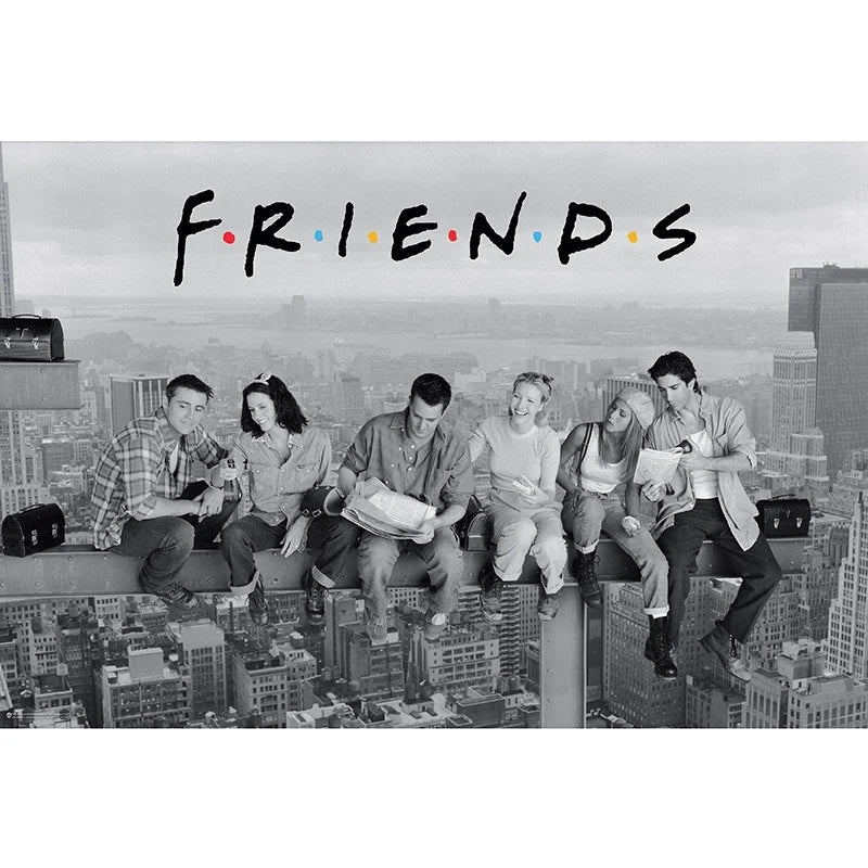 ☕🏙️ Friends – New York – Rachel, Monica, Phoebe, Joey, Chandler & Ross – Poster 91,5 x 61 cm 🏙️☕