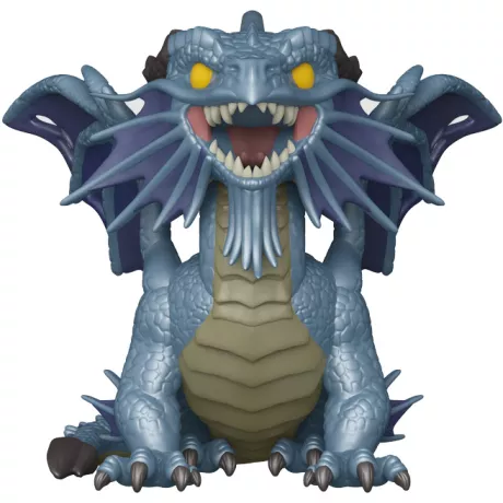 Funko Pop! Dungeons & Dragons – Bahamut (N°946). Dragon divin aux écailles bleues, ailes violettes et gueule rugissante. Une figurine imposante de 15 cm pour les fans de fantasy et de D&D