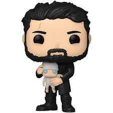 Figurine Funko Pop! Billy Butcher (1504) de The Boys, tenant le Laser Baby avec un effet glow-in-the-dark, en édition Funko Exclusive.