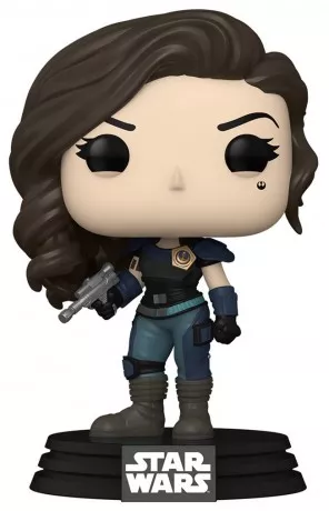 "Funko Pop! Star Wars â Cara Dune (403) â Figurine The Mandalorian avec blaster et armure bleue. Une hĂ©roĂŻne rebelle incontournable de la sĂ©rie culte Star Wars." đ