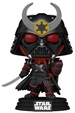 "Funko Pop! Star Wars – Darth Vader (775) – Samouraï – Convention Exclusive. Figurine Dark Vador dans une armure inspirée des samouraïs japonais. Un mélange iconique entre saga galactique et tradition guerrière."