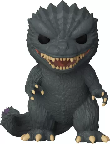 Funko Pop! Godzilla Movies â Godzilla (1999) â N°1664. Le kaijĆ« lĂ©gendaire avec une posture menaçante et des piques violettes. Une figurine imposante pour les fans de Godzilla.