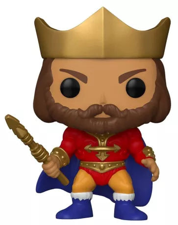 Funko Pop! Masters of the Universe â King Randor (42). Le roi dâEternia dans sa tenue rouge et or. Une figurine royale indispensable pour les fans de lâunivers MOTU."