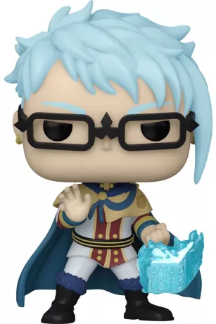 Funko Pop! Black Clover â Klaus (1554) â Figurine avec grimoire magique bleu et uniforme de lâAube dâOr. Une piĂšce Ă©lĂ©gante pour les fans de lâunivers Black Clover