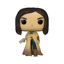 Figurine Funko Pop! Kora (1533) de Rebel Moon, représentant l’héroïne avec sa cape beige, son blaster futuriste et sa tenue de combat, en édition spéciale Netflix Movies Exclusive