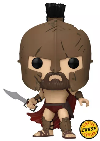 Funko Pop! 300 â Leonidas (N°1473) â Chase Edition. Leonidas Ă©quipĂ© de son casque abĂźmĂ© et de son Ă©pĂ©e, prĂȘt Ă dĂ©fendre Sparte. Une figurine puissante pour les fans de 300