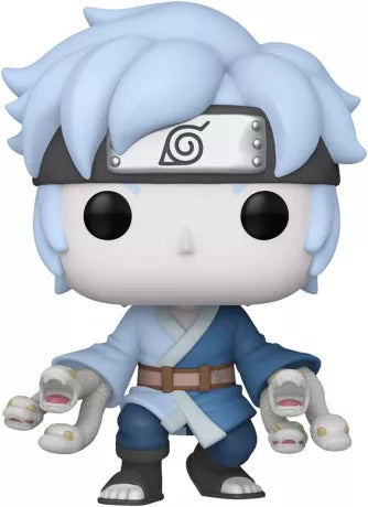 Funko Pop! Boruto 1357 - Mitsuki with Snake Hands. Figurine représentant Mitsuki avec sa technique des bras serpents et son bandeau frontal de Konoha. Design fidèle et détaillé, parfait pour collectionneurs et fans de Boruto