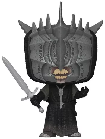 Funko Pop! The Lord of the Rings â Mouth of Sauron â N°1578 â 9 cm â Funko. La Bouche de Sauron avec casque noir ornĂ© de runes et Ă©pĂ©e. Une Pop! sombre et fidĂšle pour les fans de la saga.