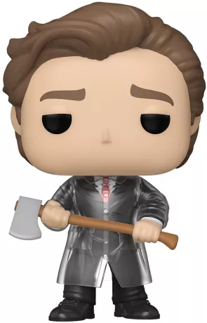 🪓😈 Funko Pop! N°942 – Patrick Bateman avec Hache – American Psycho – + Protection souple incluse 😈🪓
