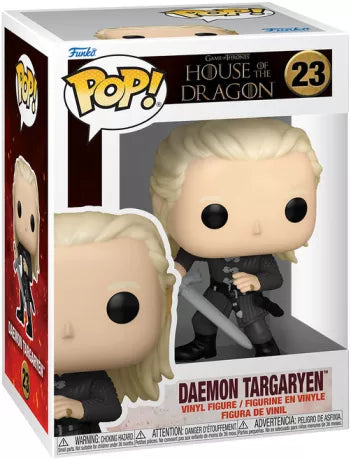 đâïž Funko Pop! N°23 â Daemon Targaryen with Dark Sister (Daemon Targaryen avec Noire SĆur) â House of the Dragon âïžđ