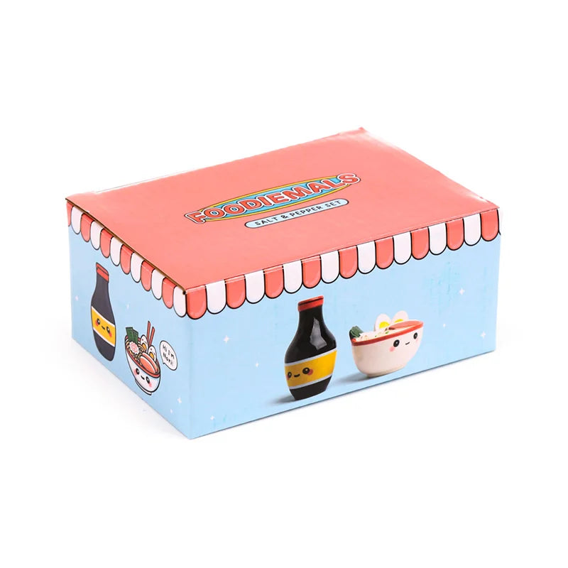 🍜✨ Kawaii – Nori le Ramen – Set salière & poivrière ✨🍜