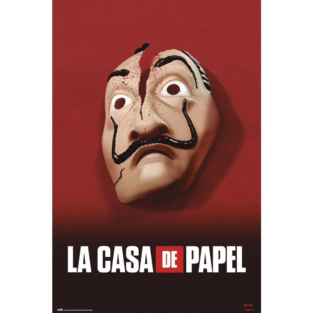 đđ° La Casa de Papel â Masque de Dali â Poster 61 x 91,5 cm đ°đ