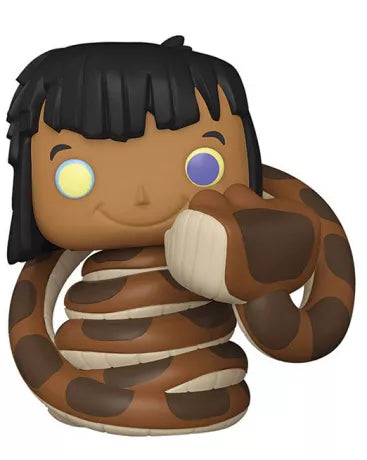 🐍🌿 Funko Pop! Disney N°987 – Mowgli with Kaa (Mowgli avec Kaa) – The Jungle Book (Le Livre de la Jungle) 🌿🐍