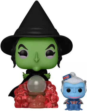 🧙♀️🟢 Funko Pop! Movies N°1581 – Wicked Witch with Winged Monkey (Méchante Sorcière de l’Ouest avec Singe Ailé) – The Wizard of Oz (Le Magicien d’Oz) – SDCC 2024 Summer Convention Limited Edition 🟢🧙♀️