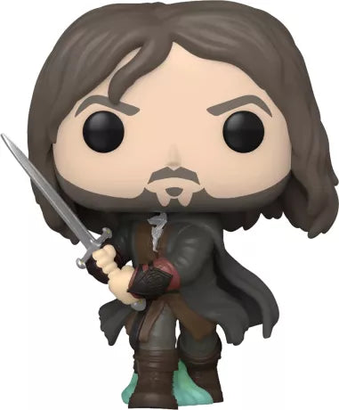 đâïž Funko Pop! Movies N°1444 â Aragorn (Glow in the Dark) â Le Seigneur des Anneaux đâïž