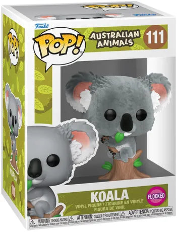 🐨🌿 Funko Pop! Australian Animals N°111 – Koala (Flocked) 🌿🐨