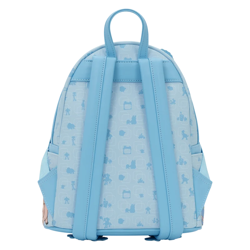 🤠📱 Mini Sac à Dos Loungefly – Toy Story 5 – Woody, Buzz, Jessie, Forky & Lilypad 📱🚀