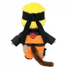Peluche Monchhichi Naruto Uzumaki 20 cm – Édition spéciale crossover Monchhichi x Naruto