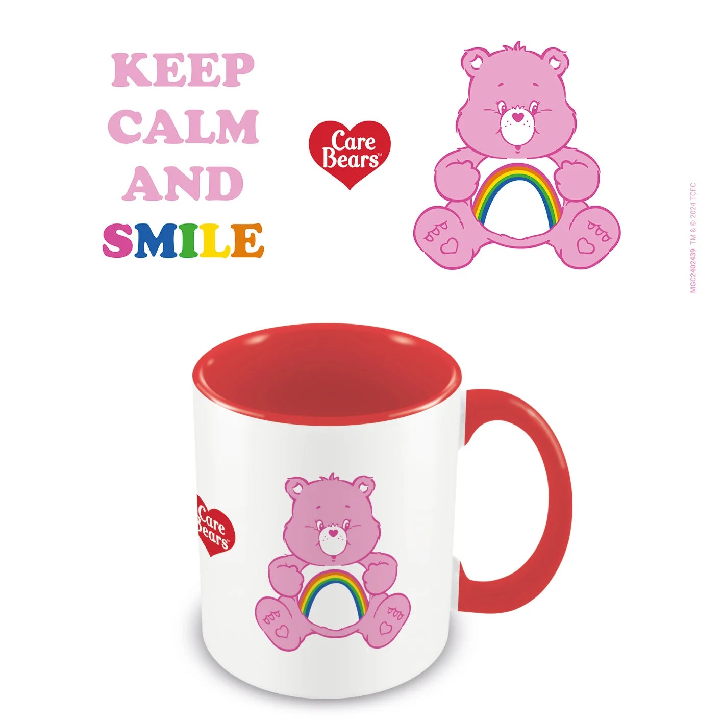 🌈💗 BISOUNOURS - Toutgentille - Mug intérieur coloré - 325 ml 💗🌈