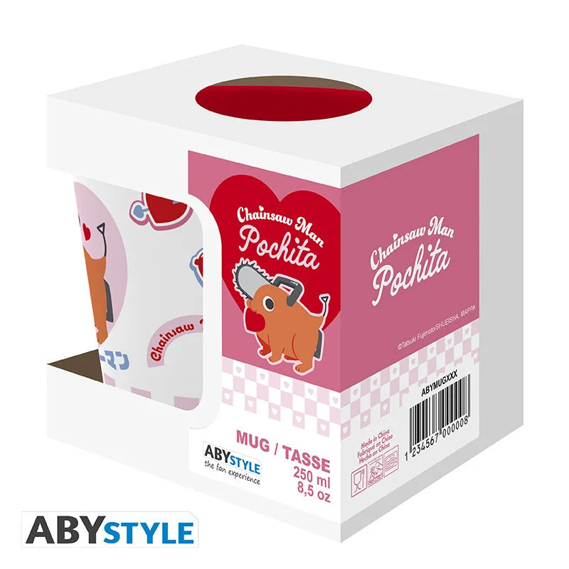 🩷🪚 Mug Pochita – Chainsaw Man – 250 ml 🪚🩷