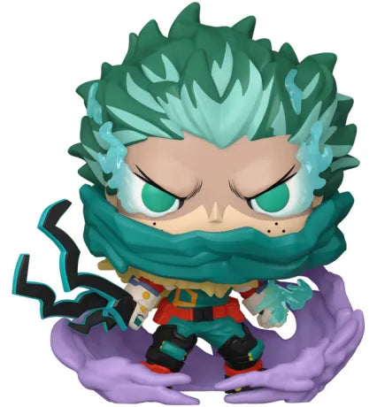 Funko Pop! My Hero Academia – Deku Final Battle (N°2157). Figurine Izuku Midoriya utilisant Blackwhip et Smokescreen avec éclairs verts du One For All.