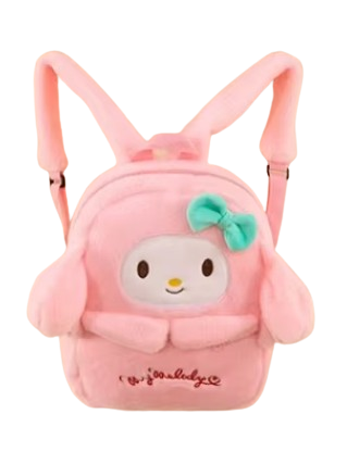 🎀🌸 My Melody – Mini sac à dos peluche kawaii – Sanrio – 30 cm 🌸🎀
