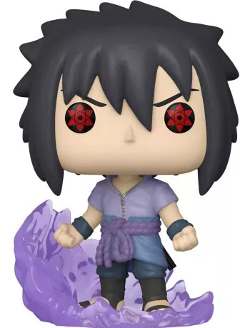 Funko Pop! Naruto Shippuden â Sasuke Uchiha (First Susanoâo) â N°1436. Sasuke avec MangekyĆ Sharingan et aura violette Ă©voquant les premiĂšres manifestations du Susanoâo. Une figurine dynamique parfaite pour les fans de Naruto Shippuden.