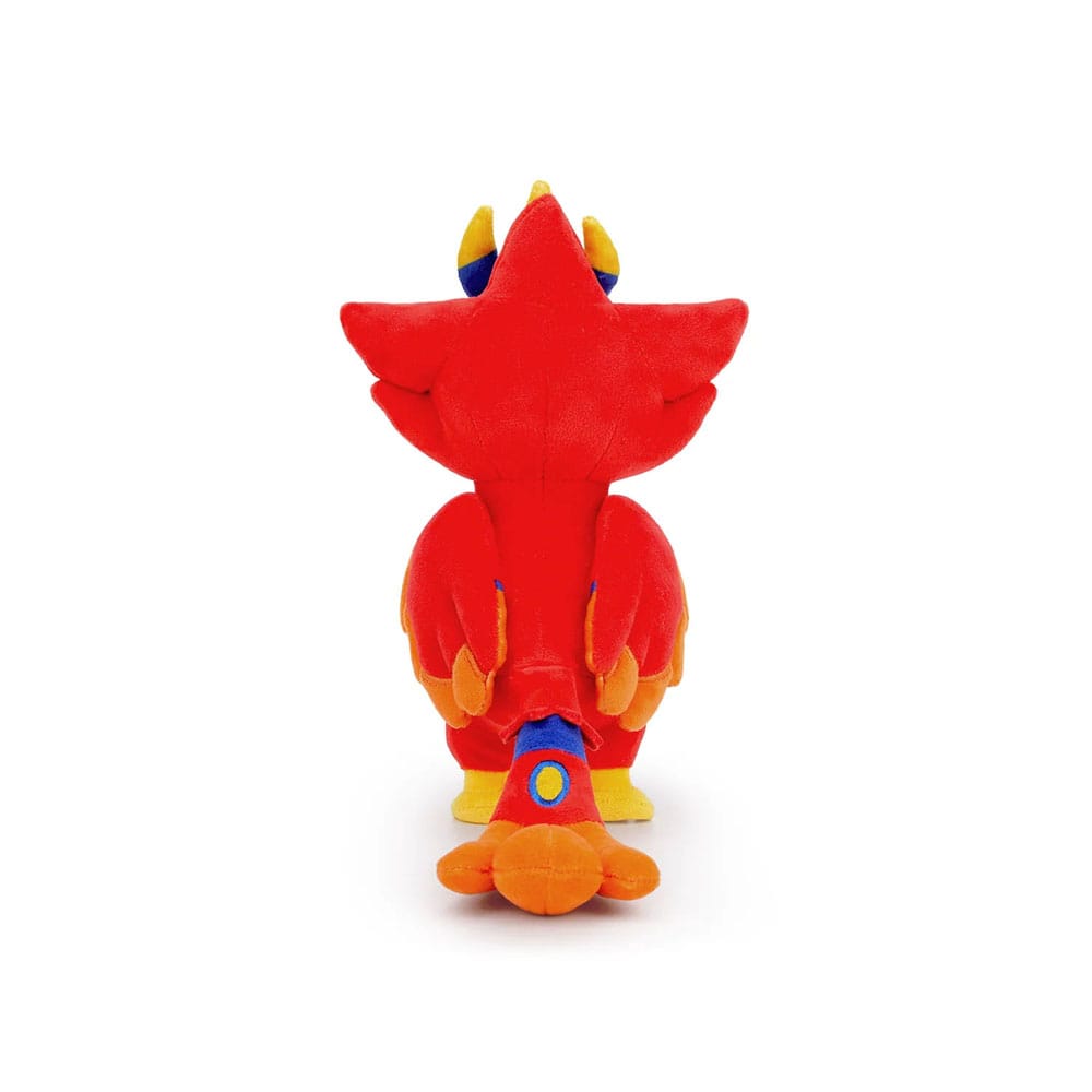Peluche Castlevania: Nocturne – Suzaku – 22 cm. Créature flamboyante et colorée, symbole de feu et de renaissance, fidèle à l’univers de la série animée.