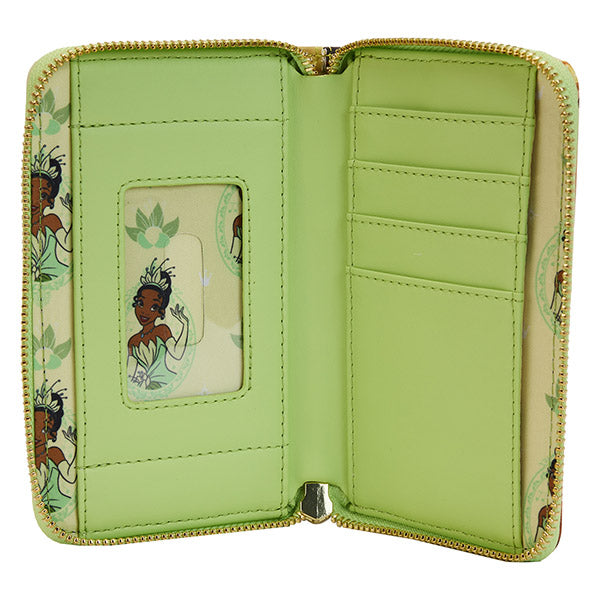 Portefeuille Disney Loungefly – Princess and the Frog – Princess Scene. Portefeuille illustré avec Tiana, Dr. Facilier et Prince Naveen. Design élégant en simili cuir, parfait pour les fans de Disney.