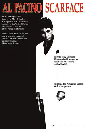 đ„đž Scarface â Movie Cover â Poster 61 x 91 cm đžđ„
