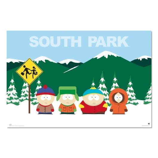😂🏔️ South Park – Groupe – Poster 61 x 91 cm 🏔️🧻