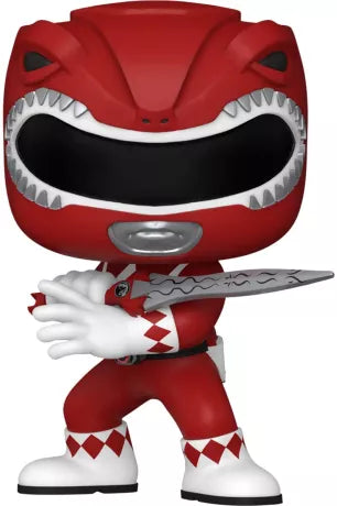 ⚡❤️ Funko Pop! Television N°1374 – Red Ranger (Ranger Rouge) – Mighty Morphin Power Rangers ❤️⚡